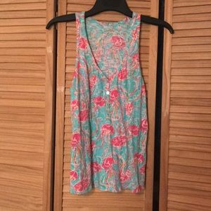 Lilly Pulitzer “Jellies Be Jammin” Hartley Tank